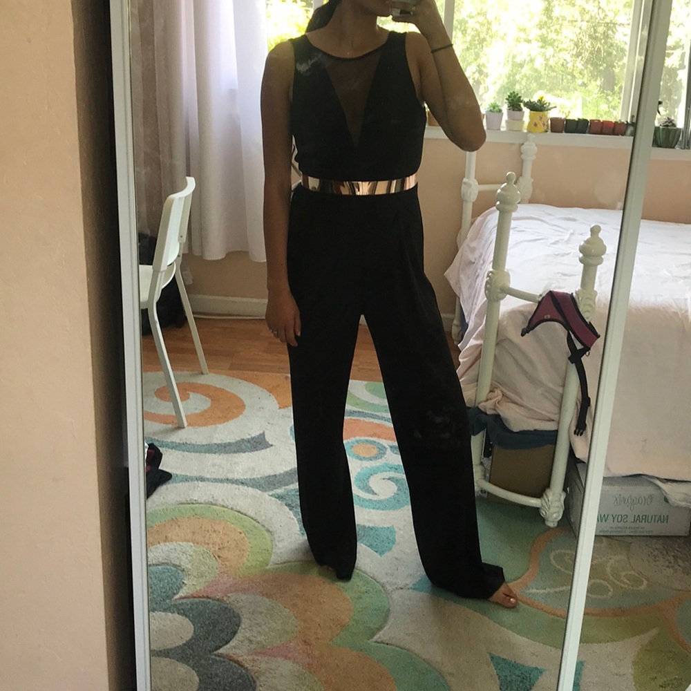 Black Wide leg jumper